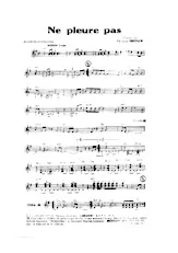 download the accordion score NE PLEURE PAS in PDF format