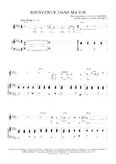 télécharger la partition d'accordéon Bienvenue dans ma vie au format PDF