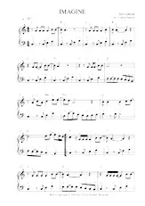 download the accordion score IMAGINE in PDF format