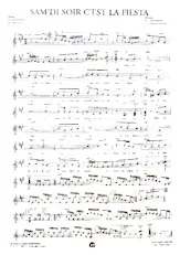 download the accordion score Sam'di soir c'est la Fiesta in PDF format