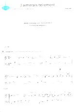 download the accordion score J'aimerais tellement (Niveau 3) in PDF format