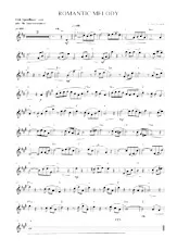 download the accordion score ROMANTIC MELODY Solo Bb  instrument in PDF format