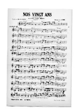 download the accordion score NOS VINGT ANS in PDF format