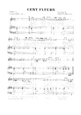 download the accordion score Cent fleurs in PDF format