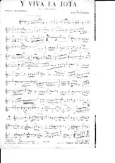 télécharger la partition d'accordéon Y viva la jota (Orchestration) au format PDF