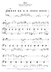 download the accordion score Ami in PDF format