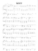 télécharger la partition d'accordéon Beat it - Michael Jackoson - (Arr. accordéon : Tesse Telman au format PDF