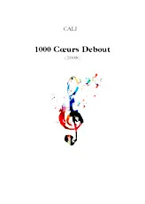 download the accordion score 1000 cœurs debout in PDF format