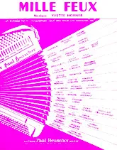 télécharger la partition d'accordéon MILLES FEUX au format PDF