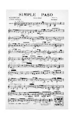 download the accordion score SIMPLE PASO in PDF format