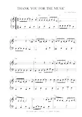 download the accordion score THANK YOU FOR THE MUSIC in PDF format