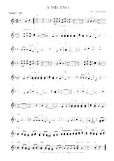 download the accordion score A MILANO  in PDF format