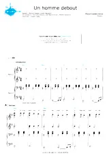 download the accordion score Un homme debout (Niveau 2) in PDF format