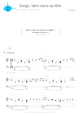 download the accordion score Diégo, libre dans sa tête (Niveau 3) in PDF format