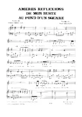 download the accordion score Amères réflexions de mon buste au fond d'un square in PDF format