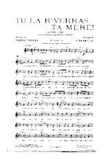 download the accordion score TU LA R'VERRAS TA MERE in PDF format