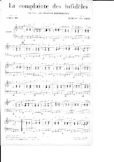 download the accordion score La complainte des infidèles  (orchestration) in PDF format