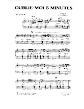 download the accordion score Oublie-moi 5 minutes in PDF format