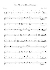 download the accordion score Give Me Your Heart Tonight in PDF format