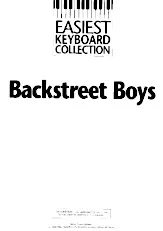 télécharger la partition d'accordéon Easiest Keyboard Selection - Backstreet Boys au format PDF