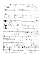 download the accordion score A chaque cœur sa raison in PDF format