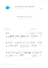 download the accordion score La chanson de Prévert (Niveau 2) in PDF format