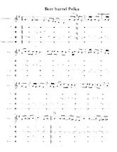 télécharger la partition d'accordéon Beer barrel Polka au format PDF