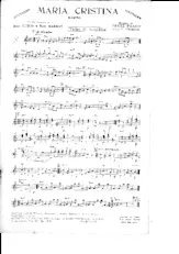 download the accordion score Maria cristina in PDF format