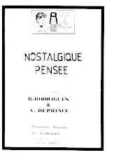 télécharger la partition d'accordéon Nostalgique pensée au format PDF