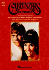 download the accordion score Carpenters - Anthology - 43 of their best songs in PDF format