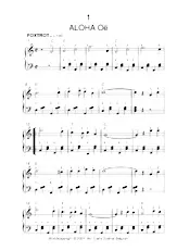 download the accordion score ALOHA OË in PDF format