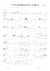 download the accordion score C'EST UN BURON SOUS LA NEIGE in PDF format