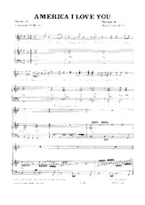 download the accordion score América I love you in PDF format