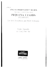 télécharger la partition d'accordéon Pequena Czardas / for alto saxophone and Wind Orchestra / arr : Kang Cheol Ho  au format PDF