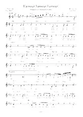 download the accordion score l'amour, l'amour, l'amour in PDF format