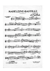 télécharger la partition d'accordéon MADELEINE-BASTILLE au format PDF