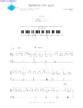 download the accordion score Balance ton quoi (Niveau 1) in PDF format