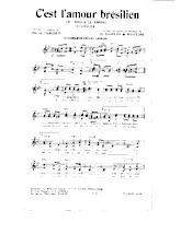 download the accordion score C'est l'amour brésilien in PDF format