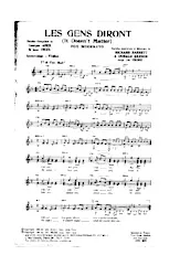 download the accordion score LES GENS DIRONT in PDF format