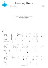 download the accordion score Amazing grace (Niveau 3) in PDF format