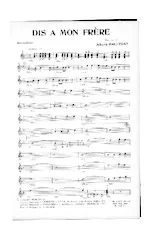 download the accordion score DIS A MON FRERE in PDF format