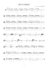 download the accordion score Mon Frère in PDF format