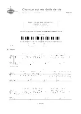 télécharger la partition d'accordéon Chanson sur ma drôle de vie (Niveau 1) au format PDF