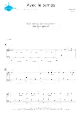 download the accordion score Avec le temps - (Niveau 3)  in PDF format