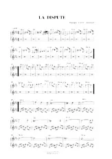 download the accordion score La Dispute (Relevée) in PDF format