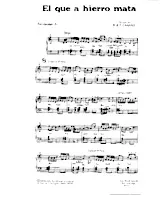 download the accordion score El que a hierro mata in PDF format