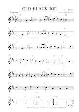 download the accordion score OLD BLACK JOE in PDF format