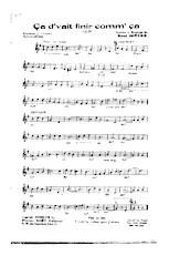 download the accordion score CA D'VAIT FINIR COMME CA in PDF format