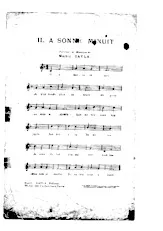 download the accordion score IL A SONNE MINUIT in PDF format