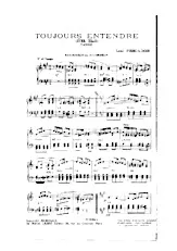 download the accordion score TOUJOURS ENTENDRE in PDF format